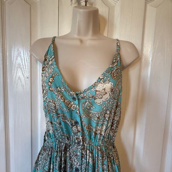 Cienna Women's Boho Long Dress Size Small Cottagecore Ruffle Tier Y2K - Picture 2 of 7